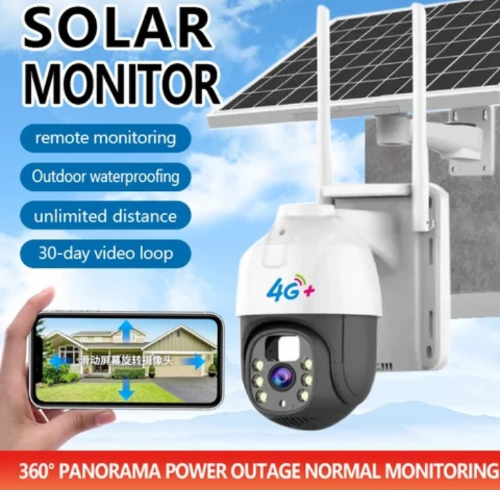 Solar security camera