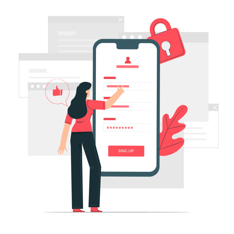 Customer Login page Image