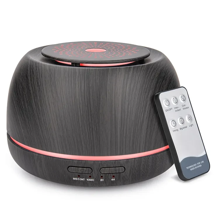 Dark Wood Grain Spray Aroma Diffuser Humidifier